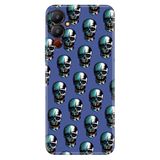 Tecno Pova Neo 4 ile Uyumlu Silikon Kılıf, Cracked Skull Temalı Desenli, Darbe Emici