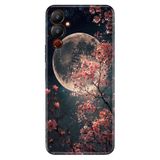 TECNO Pova Neo 4 ile Uyumlu Silikon Kılıf, Dolunay Moon Temalı Desenli, Darbe Emici
