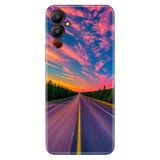 TECNO Pova Neo 4 ile Uyumlu Silikon Kılıf, Road to Holiday Temalı Desenli, Darbe Emici