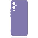 Tecno Pova Neo 4 Kılıf Mat Esnek Biye Silikon Kılıf-Lila + Cam Ekran Koruyucu