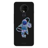 Tecno Pova Neo İle Uyumlu Siyah Astro Desenli Silikon Kılıf