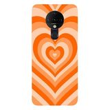 Tecno Pova Neo İle Uyumlu Siyah Groovy Heart Desenli Silikon Kılıf