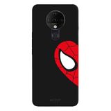 Tecno Pova Neo İle Uyumlu Siyah Heart Spider-Man Desenli Silikon Kılıf