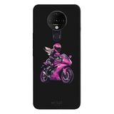 Tecno Pova Neo İle Uyumlu Siyah Pink Rush Desenli Silikon Kılıf
