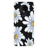 Tecno Pova Neo İle Uyumlu Siyah Soft Petals Desenli Silikon Kılıf