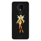 Tecno Pova Neo İle Uyumlu Siyah Sun Fairy Desenli Silikon Kılıf