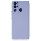 Tecno Pova Neo Kılıf Nano İçi Kadife Silikon - Lila