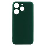 Tecno Spark 10 Pro İle Uyumlu Biye Silikon Kamera Korumalı Renkli Kılıf (haki)