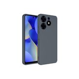 Tecno Spark 10 Pro Kapak İçi Kadife Kamera Korumalı Lansman Silikon Kılıf - Petrol Mavisi
