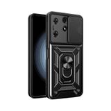 Tecno Spark 10 Pro Kılıf Magnetik Standlı Kamera Korumalı Sürgülü Vega Kapak