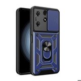 Tecno Spark 10 Pro Kılıf Magnetik Standlı Kamera Korumalı Uyumlu Sürgülü Vega Kapak