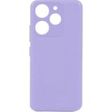 Tecno Spark 10 Pro Kılıf Mat ve Yumuşak Yapılı Şık Esnek Flexo Premium Kapak - Lila