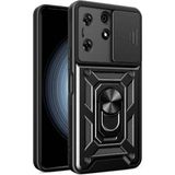 Tecno Spark 10 Pro Kılıf Tam Koruma Sağlayan Çift Katmanlı Sert Tank Kapak Ryc/sürgülü - Siyah