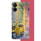 Tecno Spark 9 Pro Uyumlu Sarı Mobilet Baskılı Silikon Kılıf