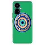 TECNO Tecno Camon 19 Pro ile Uyumlu Kılıf, Nazarlardan Korusun Temalı Desenli, Darbe Emici Silikon
