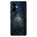 TECNO Tecno Camon 19 Pro ile Uyumlu Kılıf, Ormanda Gece Temalı Desenli, Darbe Emici Silikon