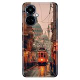 Tecno Tecno Camon 19 Pro ile Uyumlu Kılıf, Silikon, Taksimde Bir Gün Temalı, Darbe Emici
