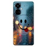 TECNO Tecno Camon 19 Pro ile Uyumlu Kılıf, Smile Rain Temalı Desenli, Darbe Emici Silikon