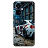 Tecno Tecno Camon 19 Pro ile Uyumlu Kılıf, Yarışa Hazırlık Temalı Desenli, Darbe Emici Silikon, Çok Renkli