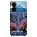 TECNO Tecno Camon 19 Pro ile Uyumlu Silikon Kılıf, Tokyo Temalı Desenli, Darbe Emici