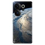 TECNO Tecno Camon 20 Premier 5G ile Uyumlu Kılıf, Yer Küre Temalı Desenli, Darbe Emici Silikon