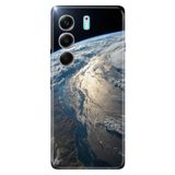 TECNO Tecno Camon 40 Pro 5G ile Uyumlu Silikon Kılıf, Yer Küre Temalı Desenli, Darbe Emici, Çok Renkli
