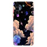 TECNO Tecno Pova 3 ile Uyumlu Kılıf, Space 1030 Temalı Desenli, Darbe Emici Silikon