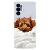 Tecno Tecno Pova 3 ile Uyumlu My Dog Temalı Desenli Darbe Emici Silikon Kılıf, Çok Renkli