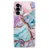 TECNO Tecno Pova 3 ile Uyumlu Silikon Kılıf, Musse Marble Desenli, Darbe Emici