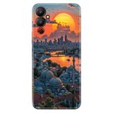 TECNO Tecno Pova Neo 4 ile Uyumlu İstanbulum Temalı Desenli Darbe Emici Silikon Kılıf
