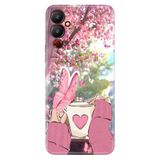 TECNO Tecno Pova Neo 4 ile Uyumlu Kılıf, Coffee Temalı Desenli, Darbe Emici Silikon