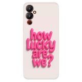 TECNO Tecno Pova Neo 4 ile Uyumlu Kılıf, How Lucky Temalı Desenli, Darbe Emici Silikon