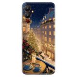 TECNO Tecno Pova Neo 4 ile Uyumlu Kılıf, Noel Temalı Desenli, Darbe Emici Silikon