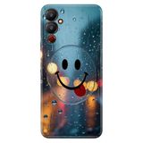 TECNO Tecno Pova Neo 4 ile Uyumlu Kılıf, Smile Rain Temalı Desenli, Darbe Emici Silikon