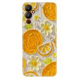 TECNO Tecno Pova Neo 4 ile Uyumlu Silikon Kılıf, Lemon Temalı Desenli, Darbe Emici