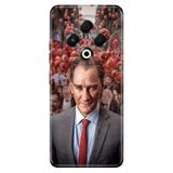 TECNO Tecno Spark 30 ile Uyumlu Silikon Kılıf, Canım Atam İzindeyiz Temalı, Darbe Emici, Çok Renkli