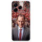 TECNO Tecno Spark 40 4G ile Uyumlu Kılıf, Canım Atam İzindeyiz Temalı, Darbe Emici Silikon