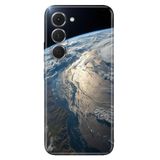 TECNO Tecno Spark 40 Pro ile Uyumlu Silikon Kılıf, Yer Küre Temalı Desenli, Darbe Emici, Çok Renkli