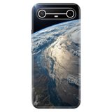 TECNO Tecno Spark Slim 5G ile Uyumlu Kılıf, Yer Küre Temalı Desenli, Darbe Emici Silikon, Çok Renkli