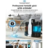 TecnoPoint 600W Koltuk ve Halı Yıkama Makinesi, Leke Çıkarma ve Cam Temizleme Özellikli