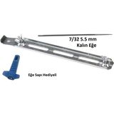 Tecomec Zincir Bileme Eğeleme Aparatı+ 7/32 5.5 mm Kalın Eğe - Renkli