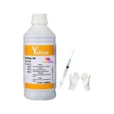 Tecprint Epson L220 1 Litre Sarı Muadil Mürekkep+Enjektör+Eldiven