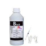 Tecprint Epson L220 1 Litre Siyah Muadil Mürekkep+Enjektör+Eldiven