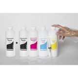 Tecprint Epson L220 500 Ml Cmyk Muadil Mürekkep Seti+ 500 Ml Siyah Mürekkep +Enjektör+Eldiven