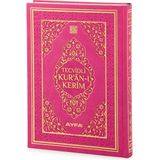 Tecvidli Kuranı Kerim - Termo Deri - Rahle Boy - Pembe Renkli - Ayfa Yayınevi - Bilgisayar Hatlı