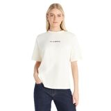 Ted Baker Basic İnterlok T-Shirt Kısa Kollu, L, TBFW25FTSS006, Siyah, Kadın