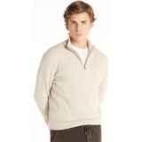 Ted Baker Bato Yaka Standart Düz Bej Erkek Kazak TBMRKW1065 - L