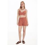 Ted Baker Beli Lastikli Şort, 38, TBSS26FTRS018, Kiremit, Kadın
