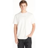 Ted Baker Beyaz Erkek Standart Fit Baskılı T-Shirt TBMRTS1037 - Kırık Beyaz