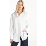 Ted Baker Beyaz Kadın Oversized Gömlek TBWRSH1006-1 - Kırık Beyaz - XS